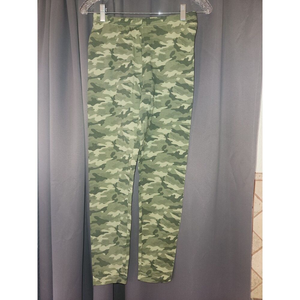 Old Navy Women's Green Army Camo Print Leggings High Rise Yoga Pants Size M